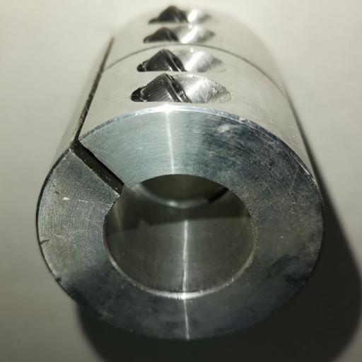 Starre Wellenkupplung 18 - 20 mm Aluminium